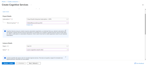 Working with Azure Cognitive Search Service Using Azure Cloud Portal
